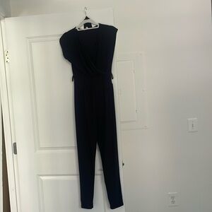 Jumpsuit with wrap belt